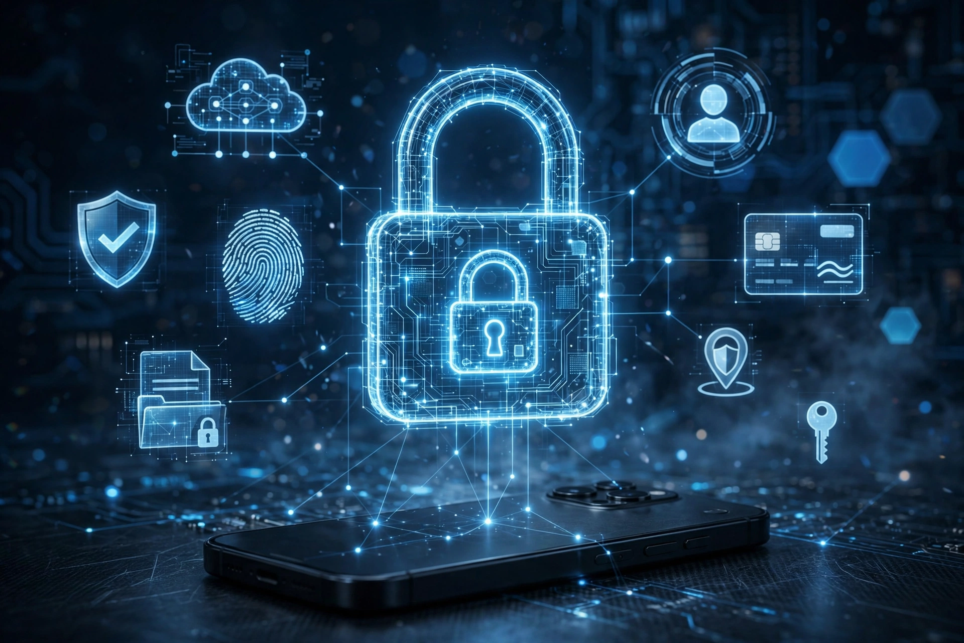 Data privacy and digital security concept